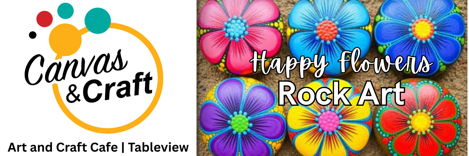 Happy Flowers Rock Art Workshop