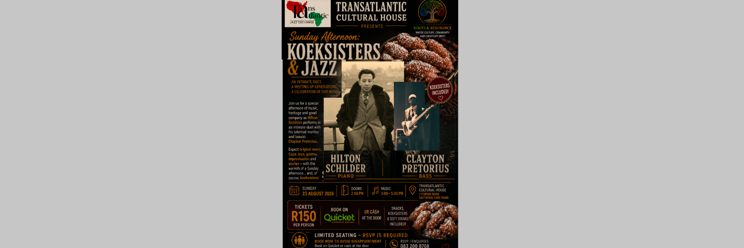 Sunday Afternoon: Koeksisters & Jazz with Hilton Schilder & Clayton Pretorius
