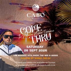 COME THRU, The Millennial Matinee - Cape Town's Ultimate 90s & 2000s 12 Hour Party Experience
