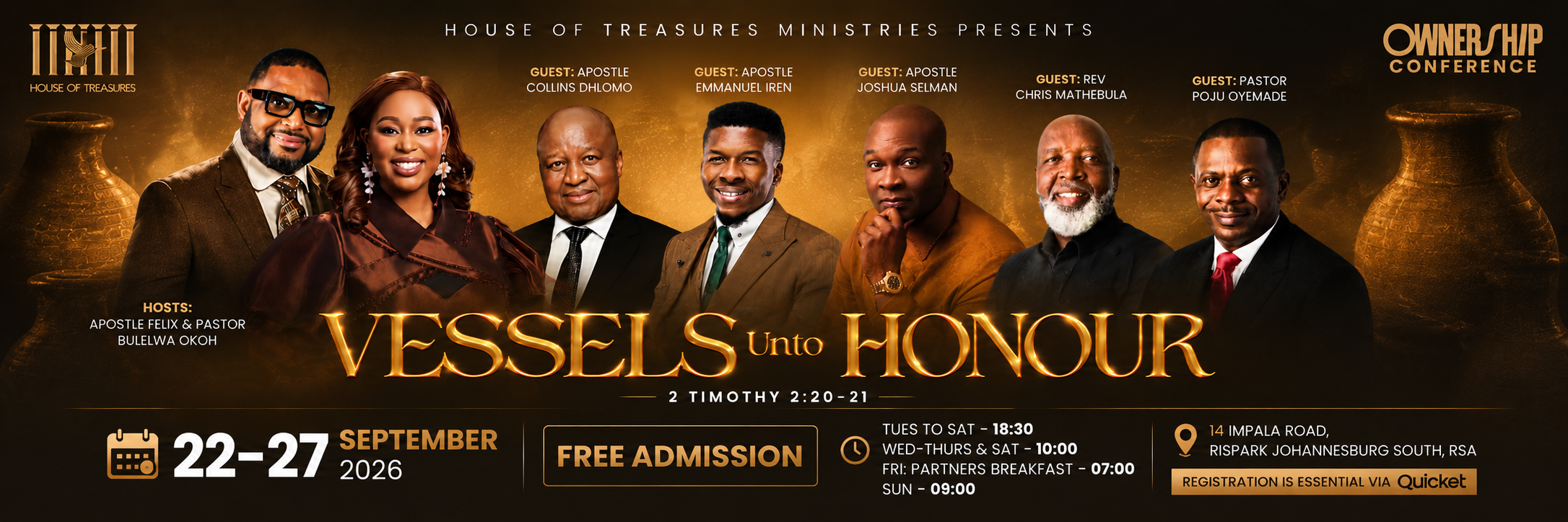 Ownership Conference 2026: Vessels Unto Honour
