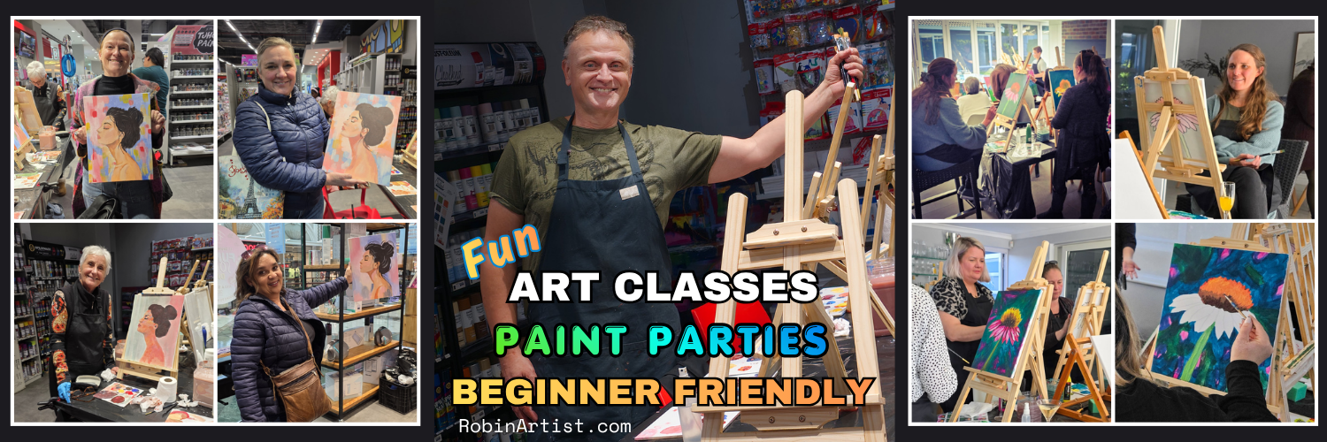 Let's Paint — a Dolphin — Beginner Friendly Acrylic Art Class