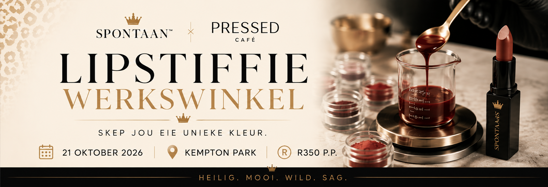 Spontaan Lipstiffie Werkswinkel @ Pressed Café