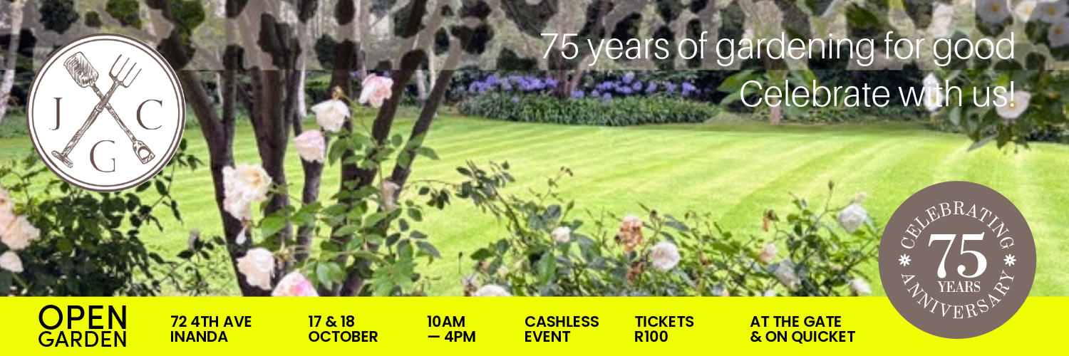 The Johannesburg Garden Club Open Garden 2026