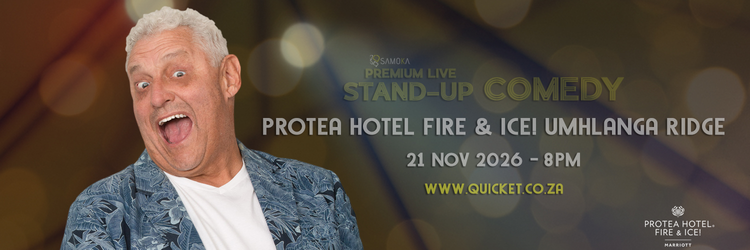 Barry Hilton 'Audience Unplugged' LIVE in Umhlanga, Durban at The Protea Hotel Fire & Ice! uMhlanga Ridge 21 November 2026