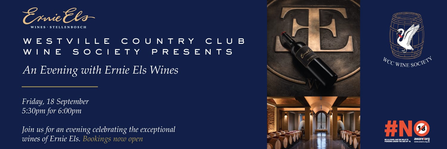 Ernie Els Wine Tasting at Westville Country Club