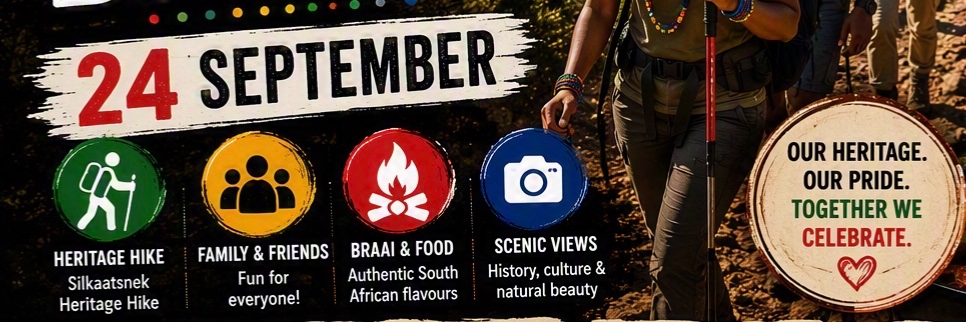 Heritage Day Hike & Braai Experience at De Wildt Trails & Cheetah Lodge