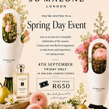 Jo Malone London Gateway Springday flower arrangement class photo 1