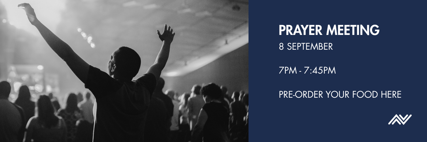 PRAYER MEETING Pre-Ordered Food : 8 September 2026