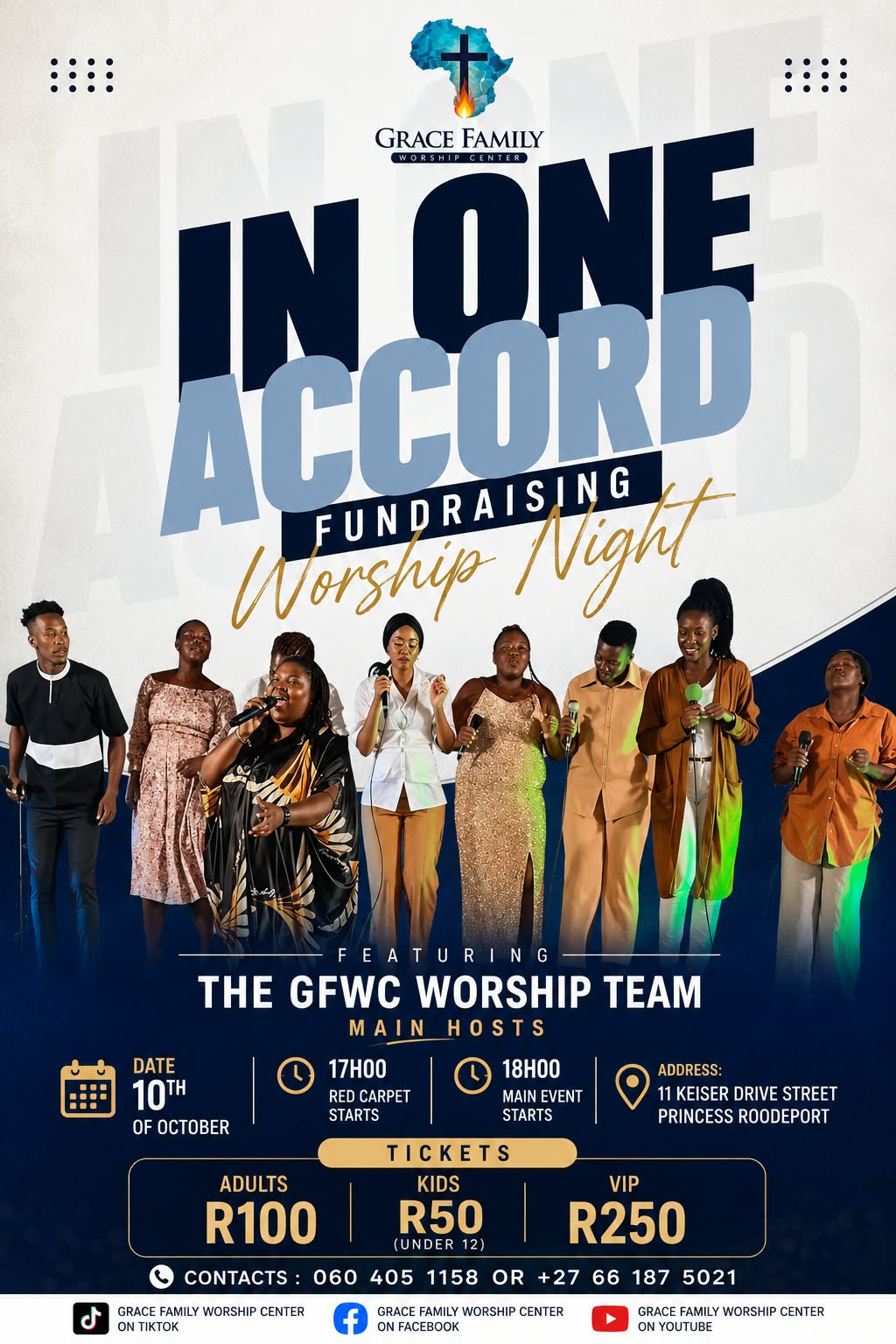 One Accord  Fundraising Worship night