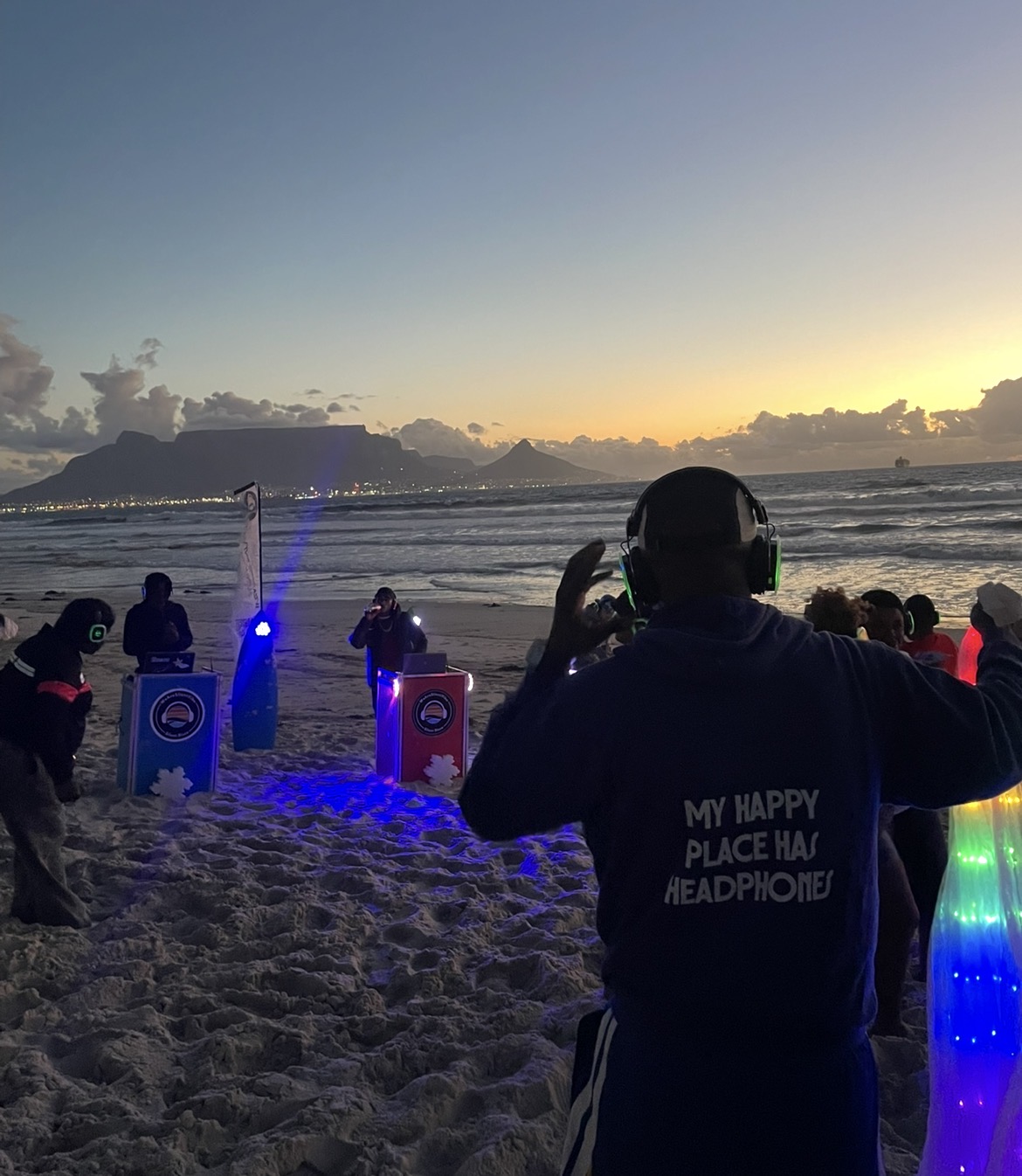 Silent Disco Blouberg beach