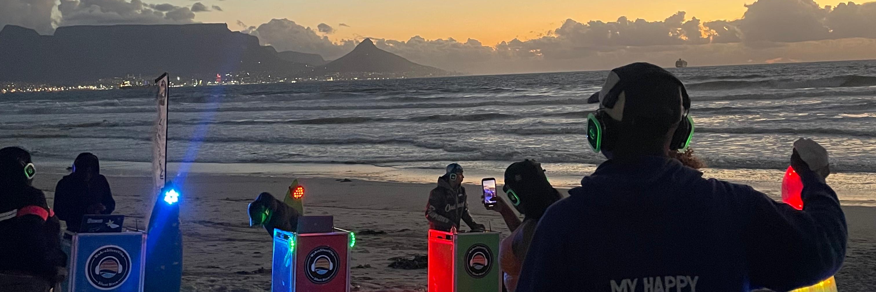 Silent Disco Blouberg beach