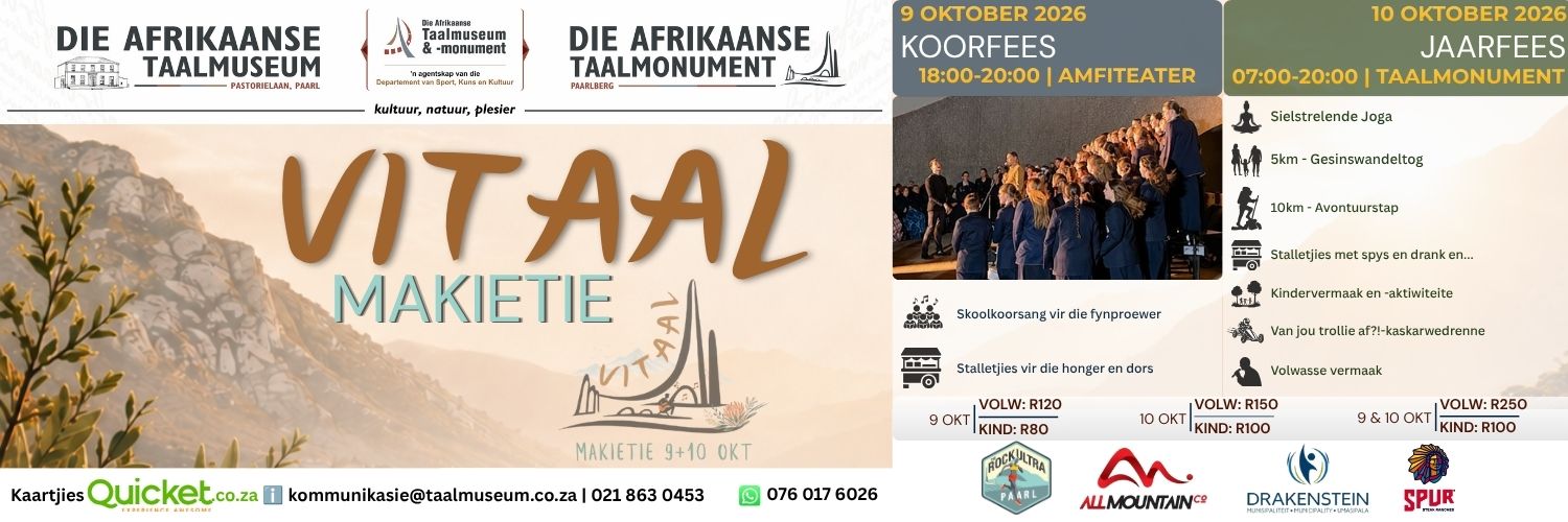 Vitaal Makietie bring nuwe energie na Taalmonument