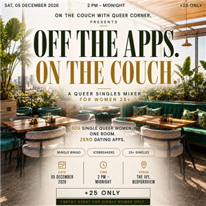 OFF THE APPS. ON THE COUCH.