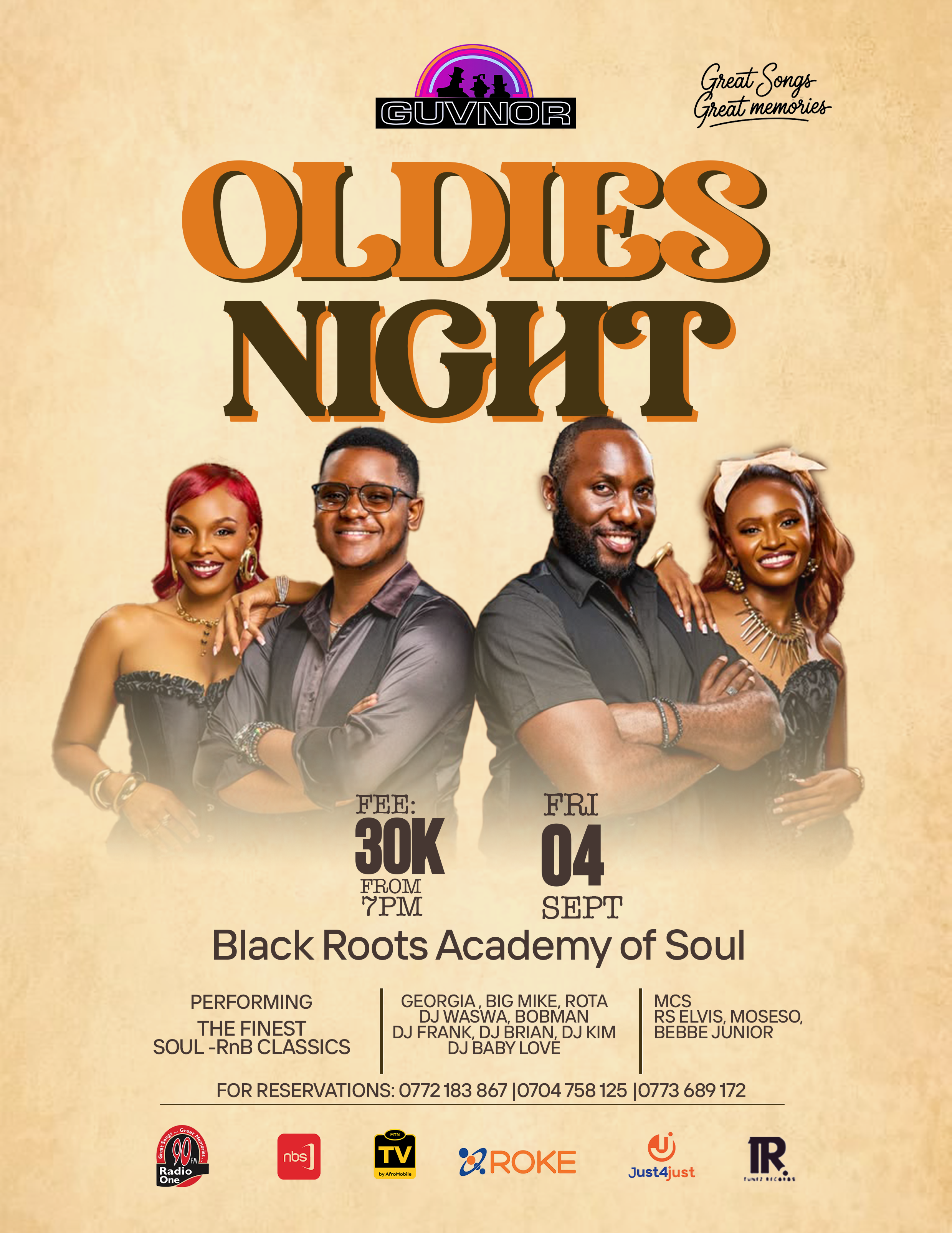 OLDIES NIGHT