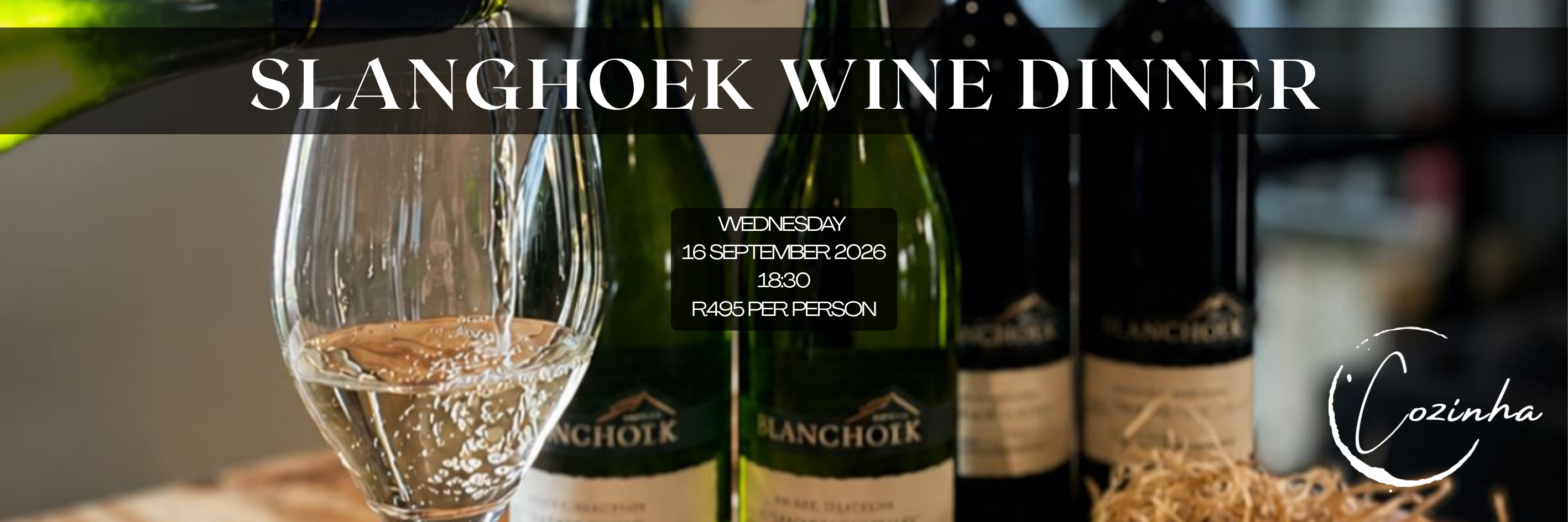 Cozinha Slanghoek Wine Dinner
