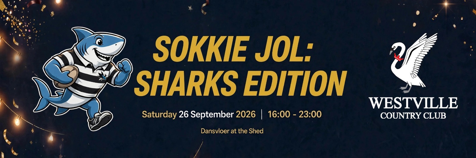 SOKKIE JOL: SHARKS EDITION!