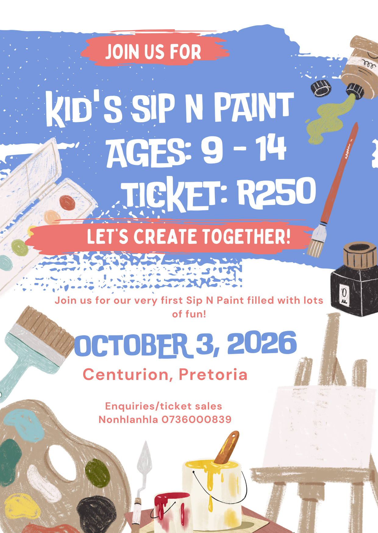 Kid's Sip & Paint