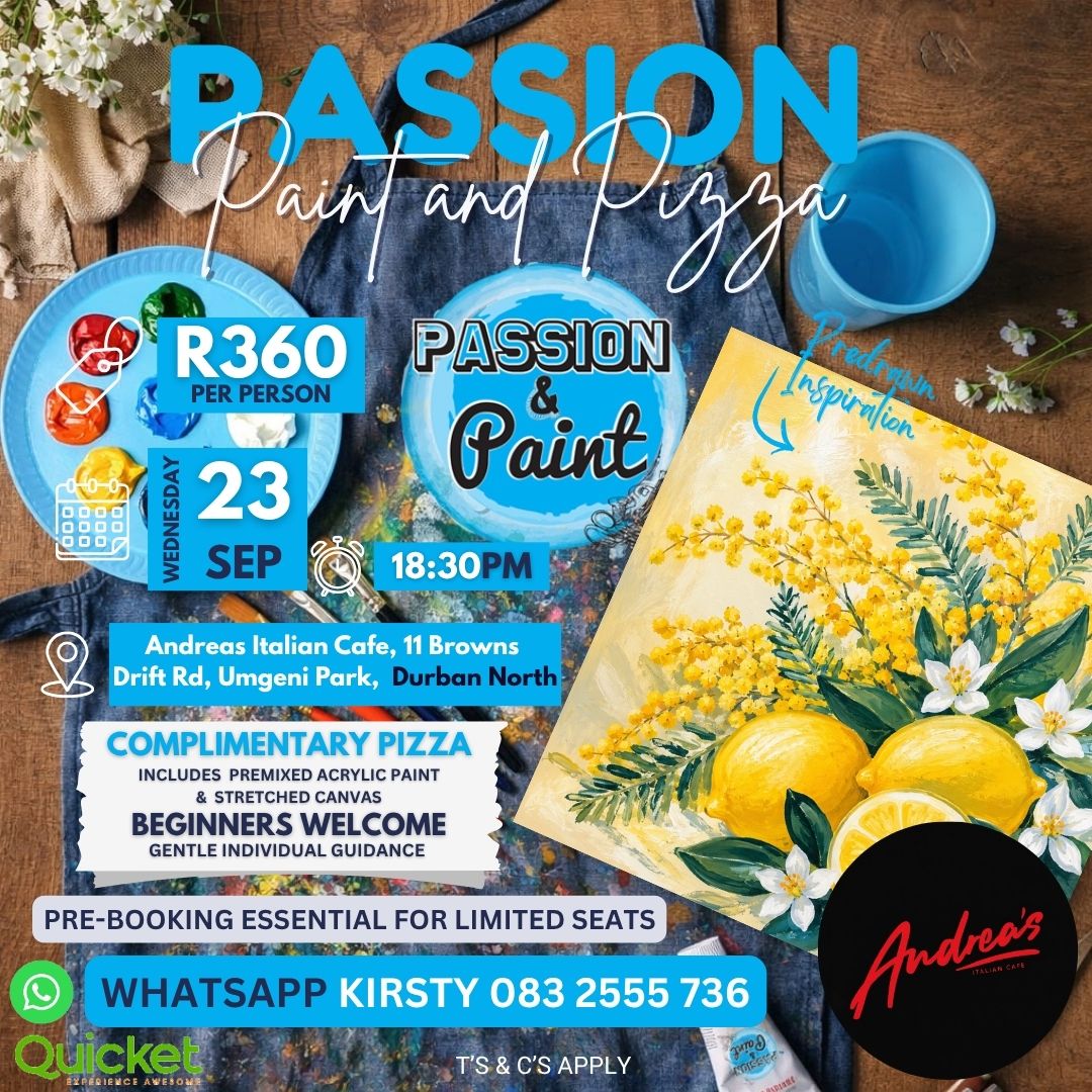Passion Paint and Pizza - Lemons and Mimosas