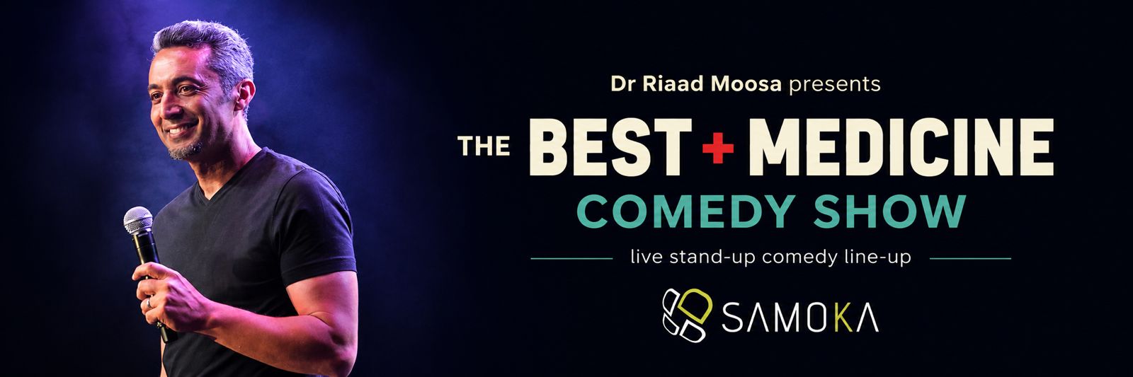 Riaad Moosa - Best Medicine Comedy tour - LIVE in Umhlanga, Durban at The Protea Hotel Fire & Ice! uMhlanga Ridge 24 October 2026