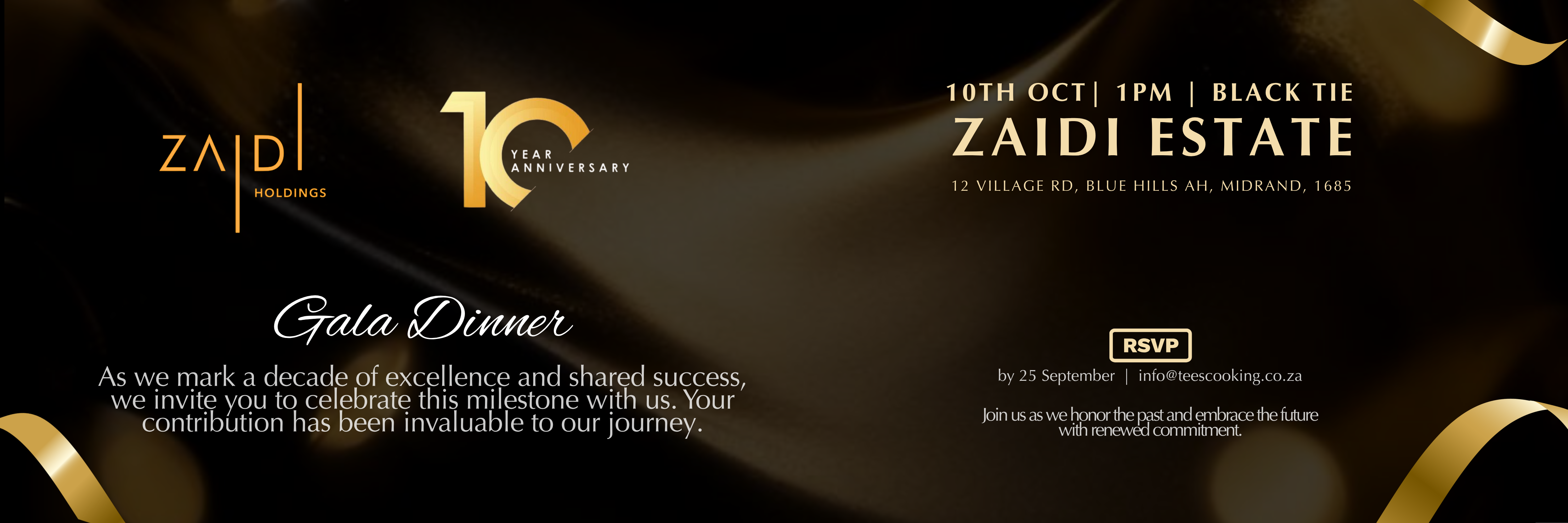 Zaidi Holdings: The 10th Anniversary Gala Dinner