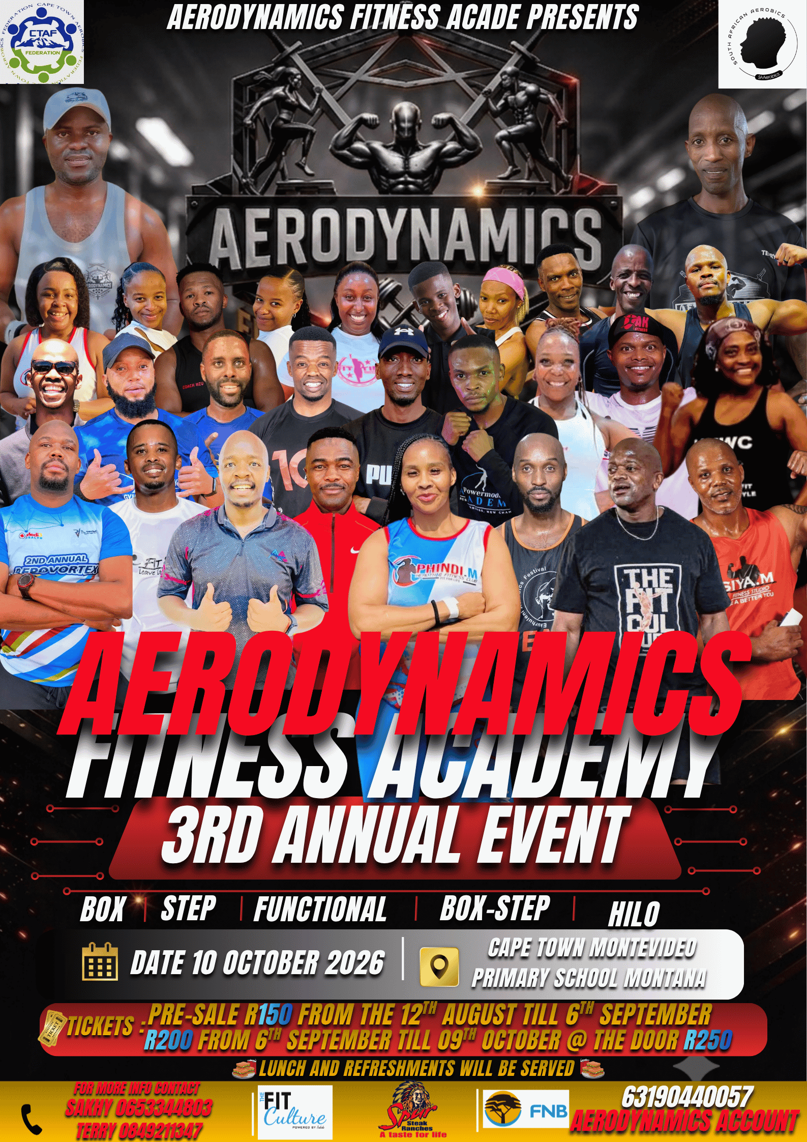 AERODYNAMICS FITNESS ACADEMY 3rd Annual Event