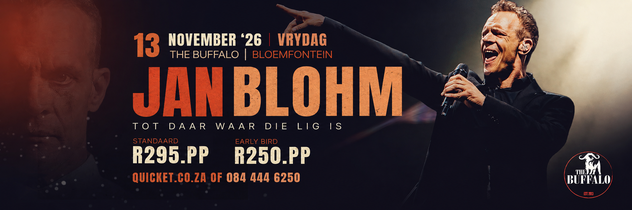 JAN BLOHM Album Bekendstelling @ The Buffalo, Bloemfontein