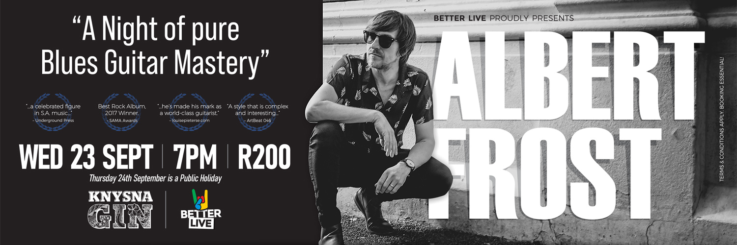 Albert Frost live at Knysna Gin