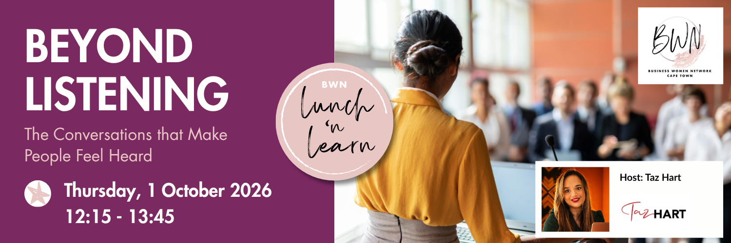 Lunch ‘n Learn: Beyond Listening - The Conversations That Make People Feel Heard