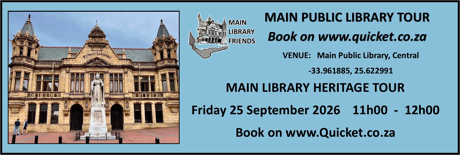 Main Library Heritage Tour (25/09/2026)