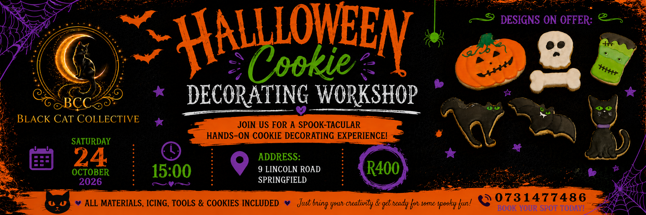 Halloween Cookie Decorating Workshop Part 2