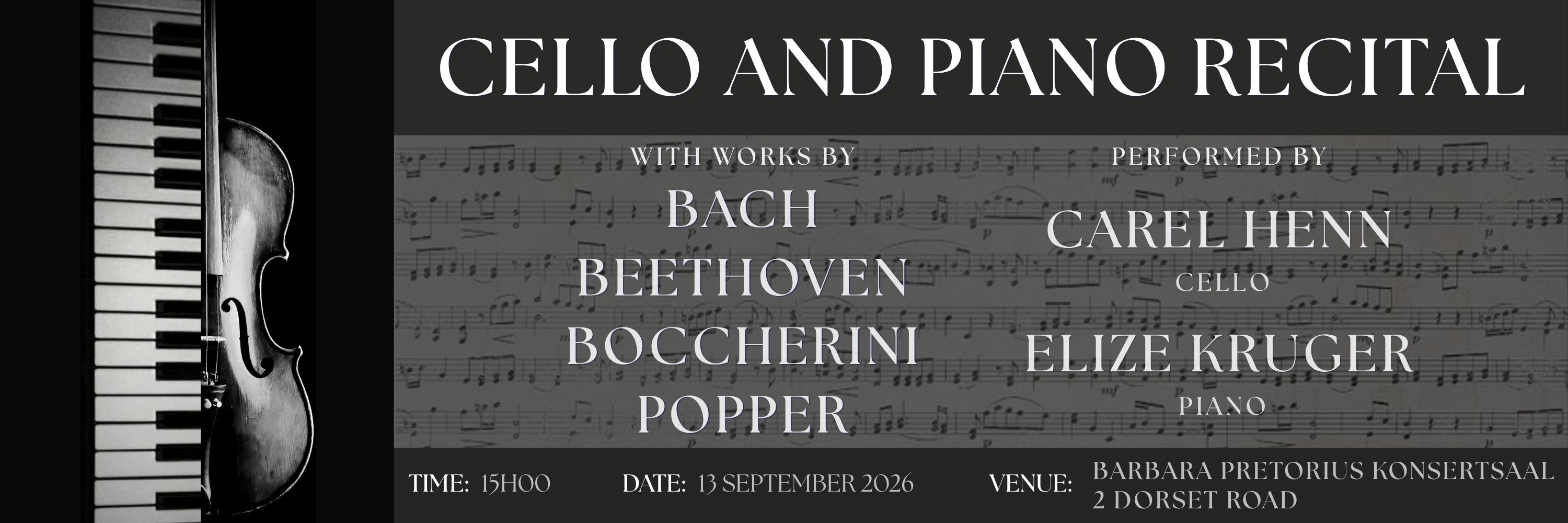 Cello and Piano Recital