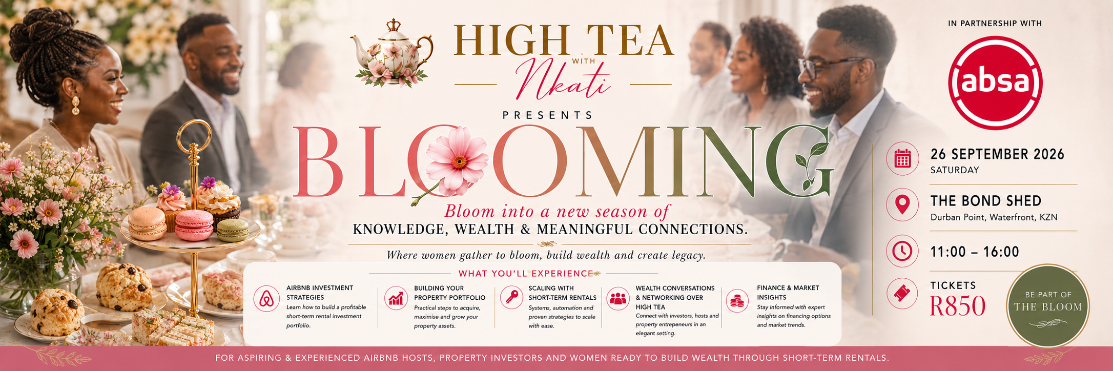 High Tea with Nkati KZN-Your Season to Bloom