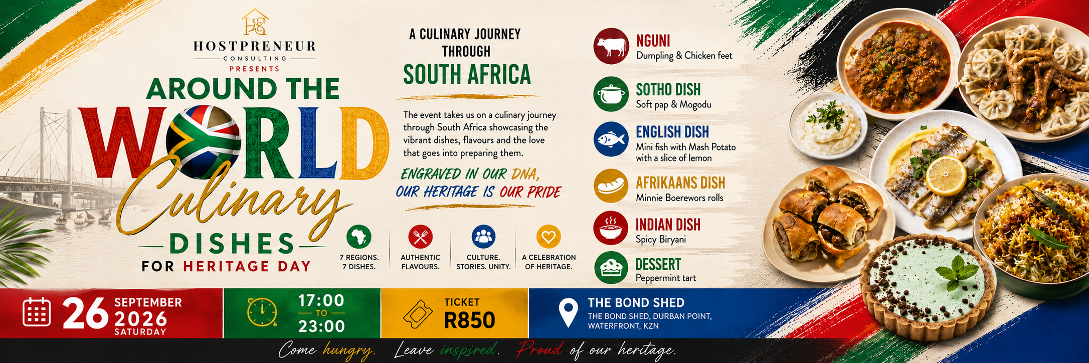 Around Mzansi: A Culinary Heritage Experience