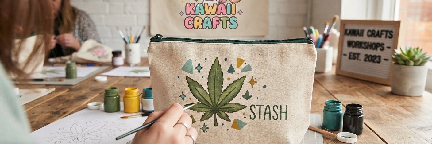 Puff, Paint & Propagate: The Ultimate Kawaii Stash Bag Workshop