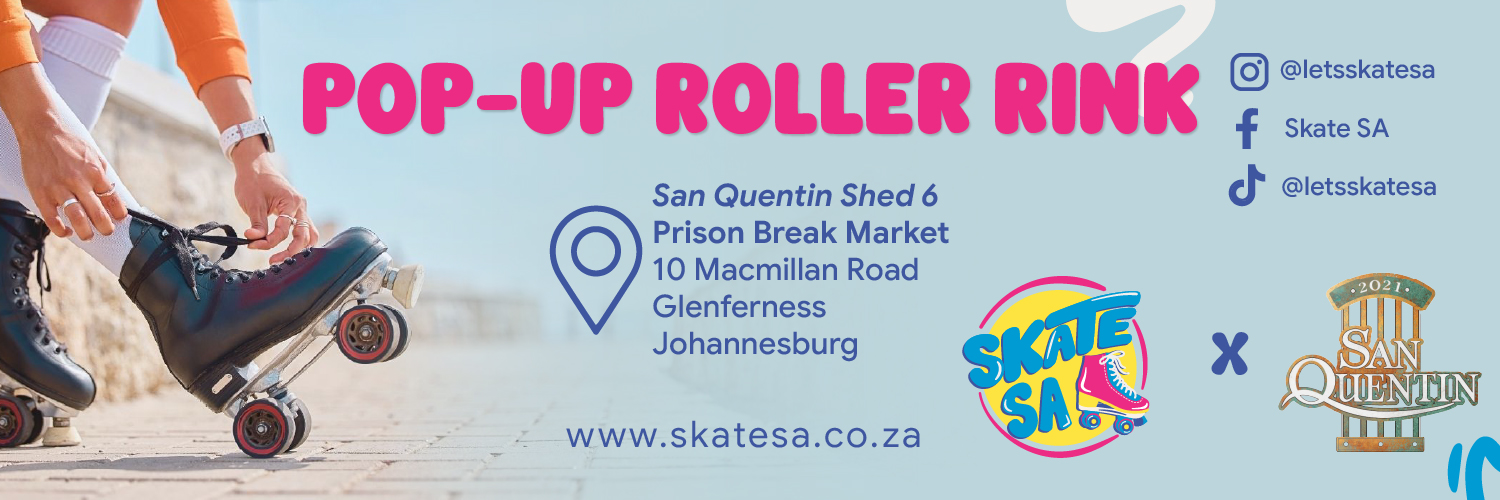 POP-UP ROLLER RINK @ Prison Break Market 19 & 20 September 2026.