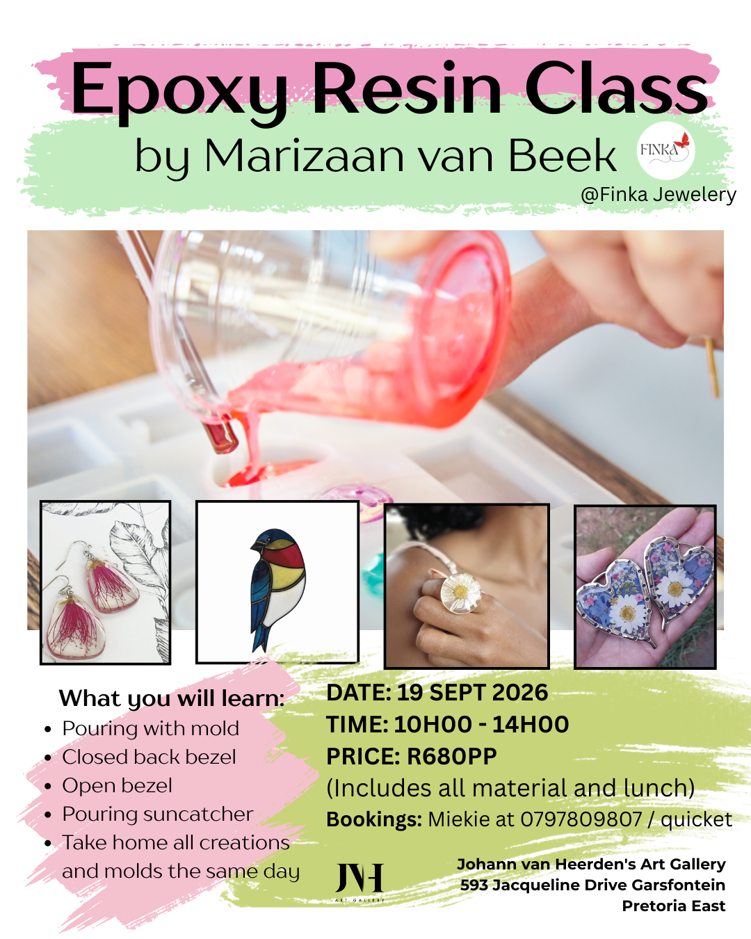 Epoxy Resin Art Class