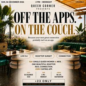 OFF THE APPS. ON THE COUCH.