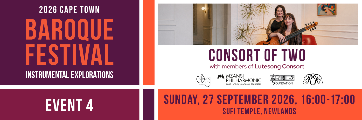 Consort of Two (2026 Cape Town Baroque Festival - EVENT 4)