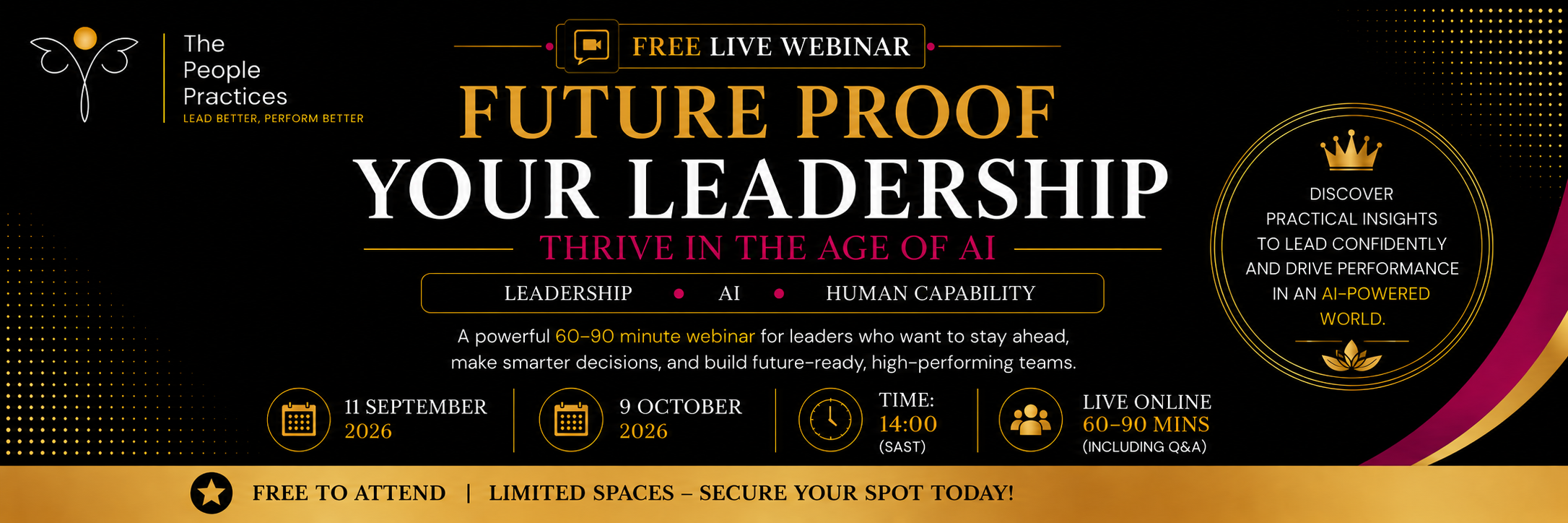 Future Proof your Leadership Webinar