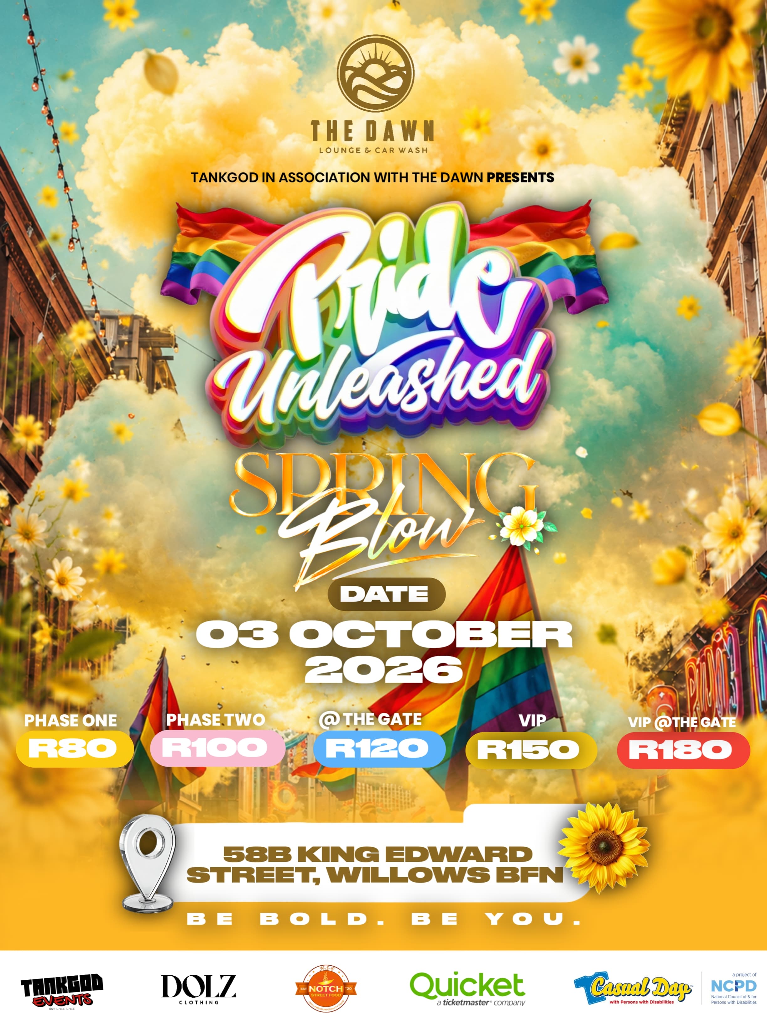 Pride Unleashed spring blow