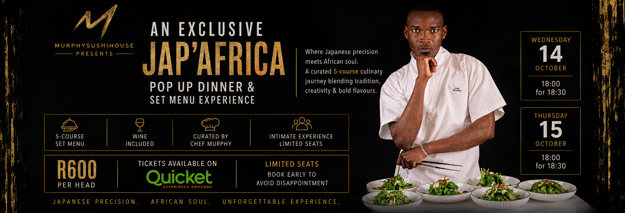 Jap’Africa Pop-up Dinner & Set menu Experience