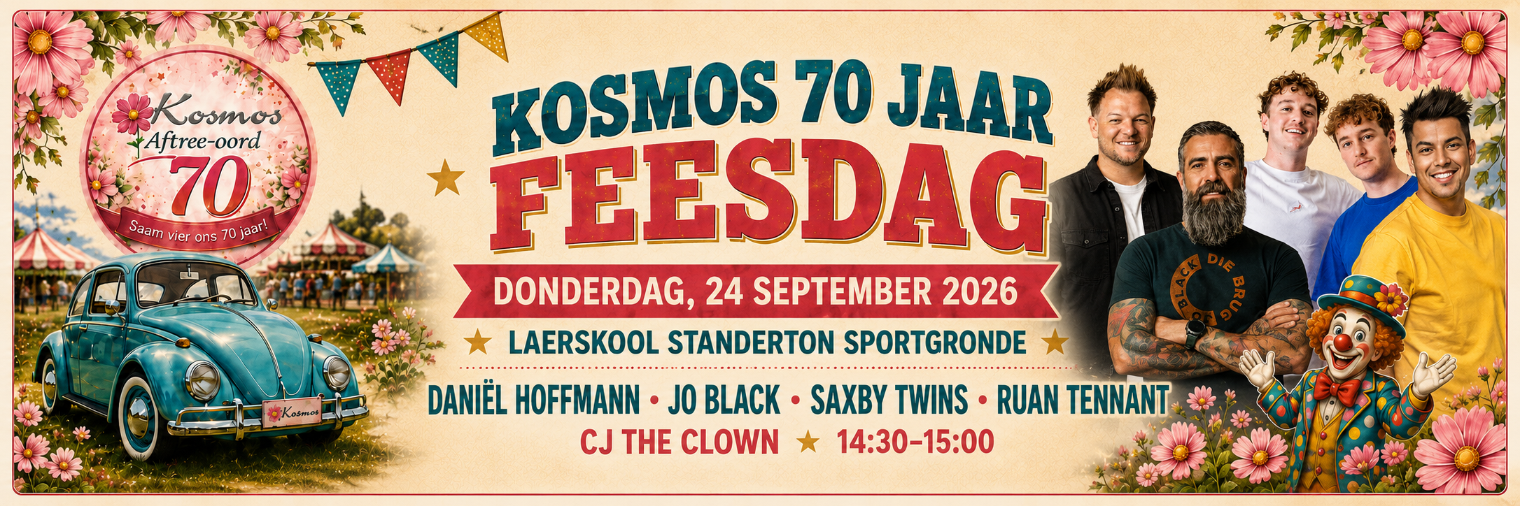 Kosmos Feesdag 24 September 2026