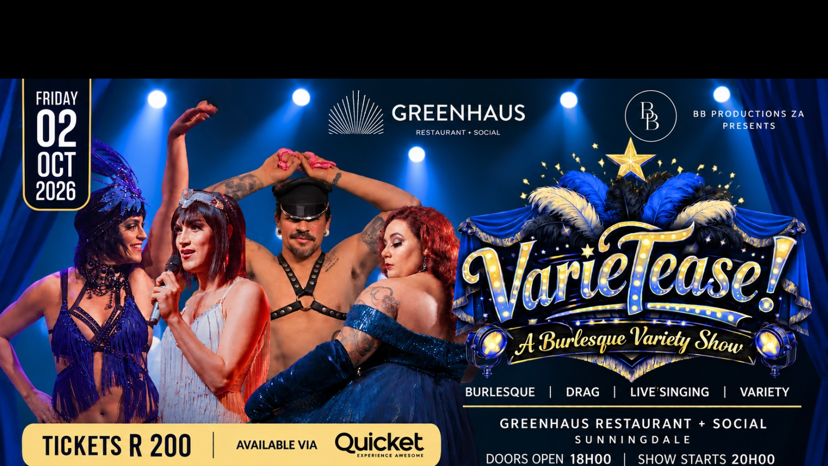 VarieTease! A Burlesque & Variety show at Greenhaus