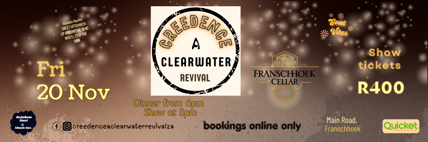 Creedence - A Clearwater Revival at Franschhoek Cellar