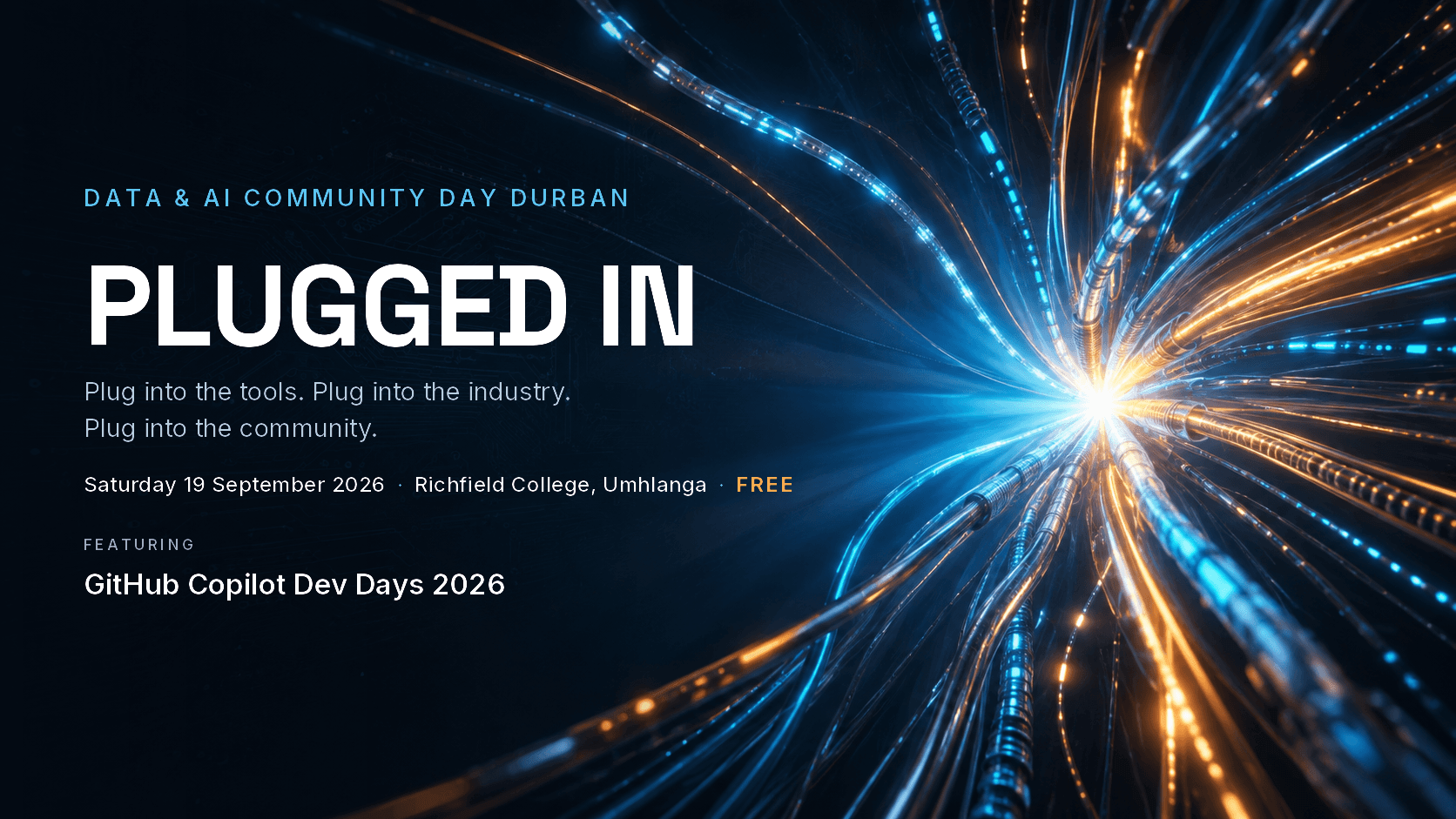 Data & AI Community Day Durban: Plugged In + GitHub Copilot Dev Days 2026