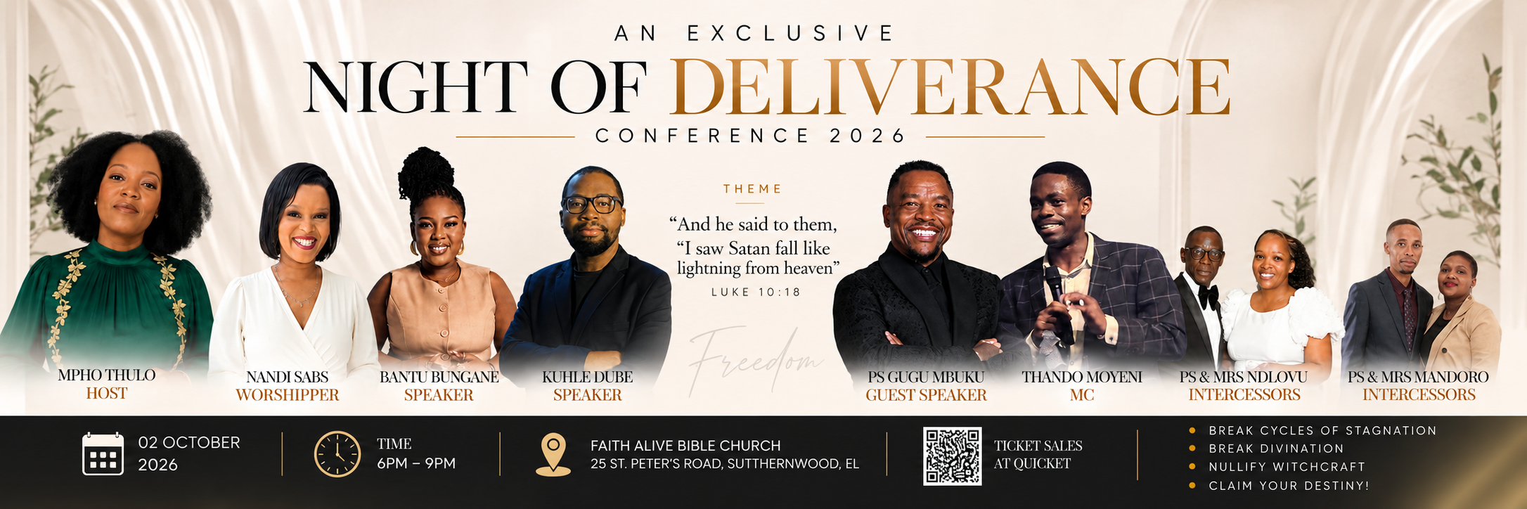 AN EXCLUSIVE NIGHT OF DELIVERANCE
