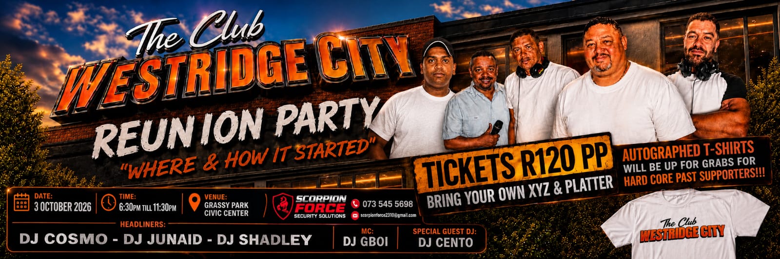 THE CLUB WESTRIDGE CITY REUNION PARTY