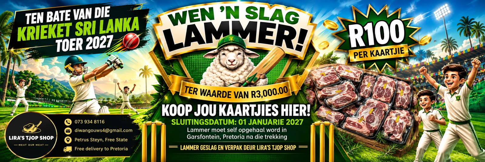 Sri Lanka Toer - Slag Lammer