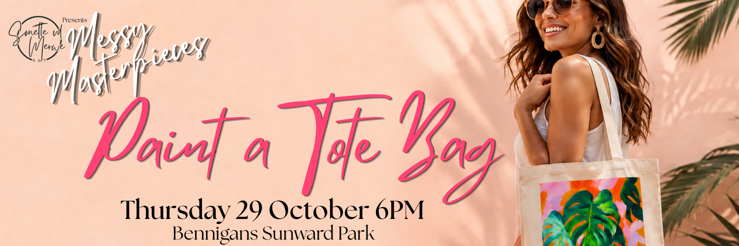 Messy Masterpieces Tote Bag Paint & Sip @ Bennigan's Sunward Park