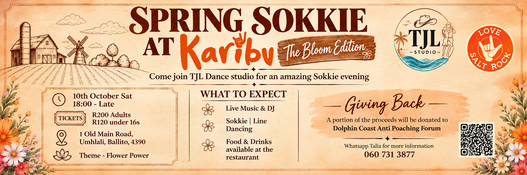 Spring Sokkie at Karibu Restaurant